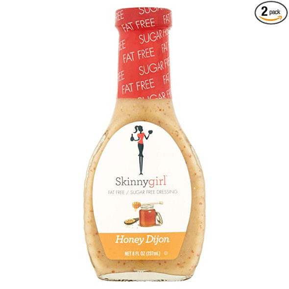 Skinny Girl Honey Dijon Fat Sugar Dressing 8oz (2 Pack)