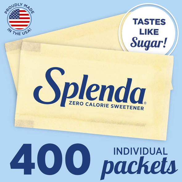SPLENDA No Calorie Sweetener, Single-Serve Packets, 400 Count