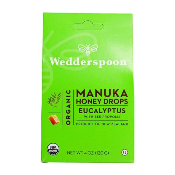 Organic Manuka Honey Drops Eucalyptus 4 OZ By Wedderspoon Organic Manuka Honey Drops Eucalyptus 4 OZ By Wedderspoon