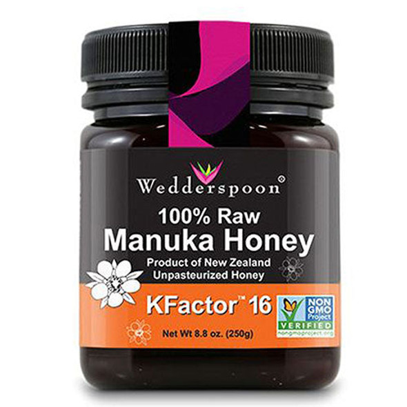 Wedderspoon 100% Raw Manuka Honey - KFactor 16 8.8 OZ By Wedderspoon Wedderspoon 100% Raw Manuka Honey - KFactor 16 8.8 OZ By Wedderspoon