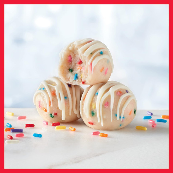 Betty Crocker No-Bake Bites Birthday Cake Cookie Dough, 12.2 Oz. (Pack Of 8)