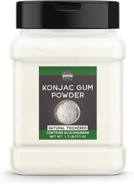 Birch & Meadow Konjac Gum Powder, 1.7 Lb, Natural Thickener, Contains Glucomannan, Root Powder