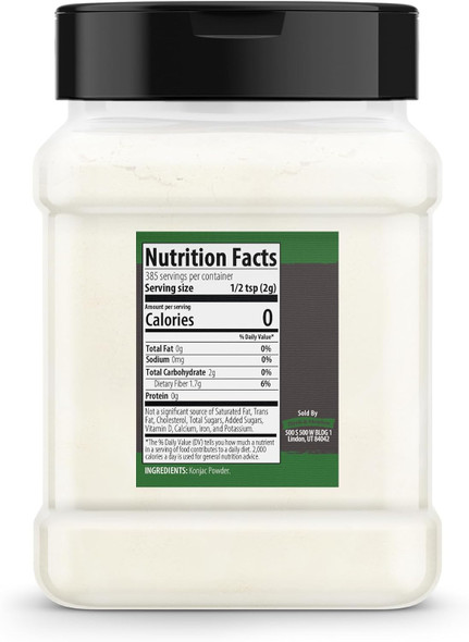 Birch & Meadow Konjac Gum Powder, 1.7 Lb, Natural Thickener, Contains Glucomannan, Root Powder