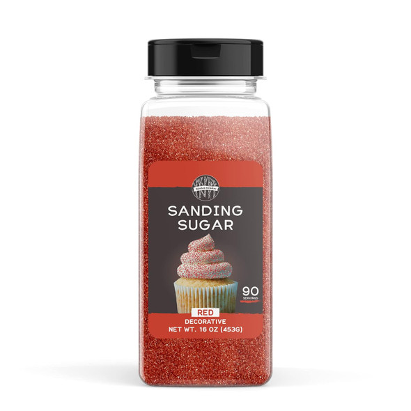 Birch & Meadow Red, Pink, And White Sanding Sugar Bundle, (1 Lb) Valentine'S Day Sprinkles, Fun & Colorful