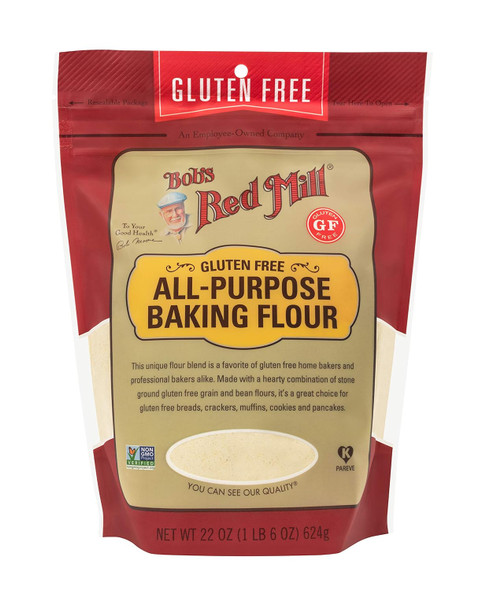 Bob'S Red Mill Gluten All Purpose Baking Flour, 22-Ounce (Pack Of 4)