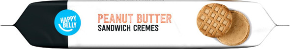 Brand - Happy Belly Peanut Butter Sandwich Cremes, 1 Pound (Pack Of 1) (Reformulation)