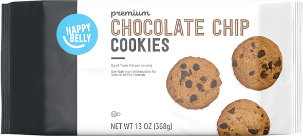 Brand - Happy Belly Premium Chocolate Chip Cookies, 13 Ounce (Pack Of 1) (Packaging May Vary) Brand - Happy Belly Premium Chocolate Chip Cookies, 13 Ounce (Pack Of 1) (Packaging May Vary)