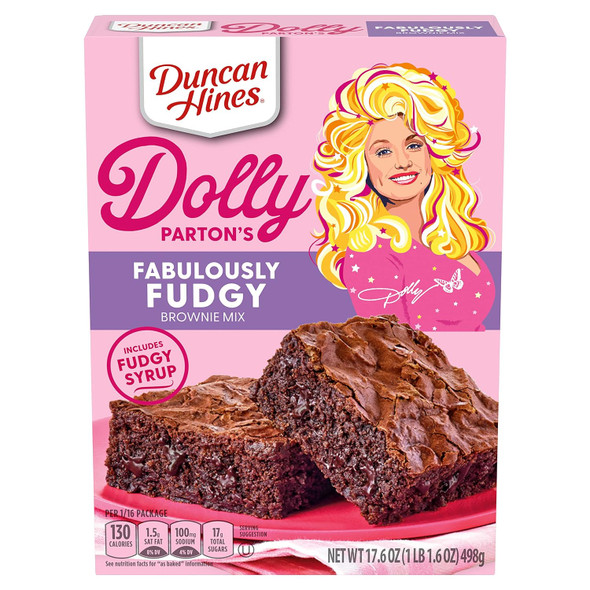 Duncan Hines Dolly Parton'S Fabulously Fudgy Brownie Mix, 17.6 Oz