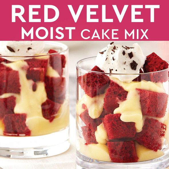 Duncan Hines Signature Cake Mix, Red Velvet, 15.25 Oz