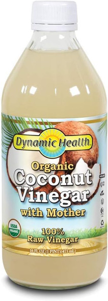 Dynamic Health Coconut Vinegar W Mother Organic 16 Oz