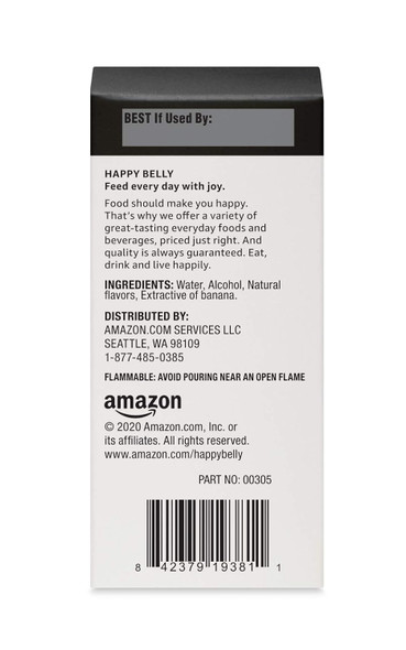 Fresh, Banana Extract With Other Natural Flavors, 1 Fl Oz (Previously Happy Belly, Packaging May Vary)