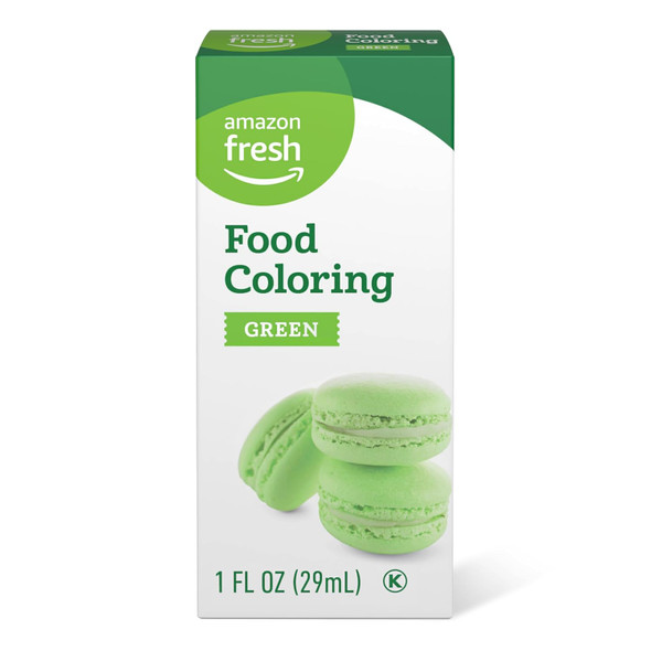 Fresh, Green Food Coloring, 1 Fl Oz (Previously Happy Belly, Packaging May Vary)
