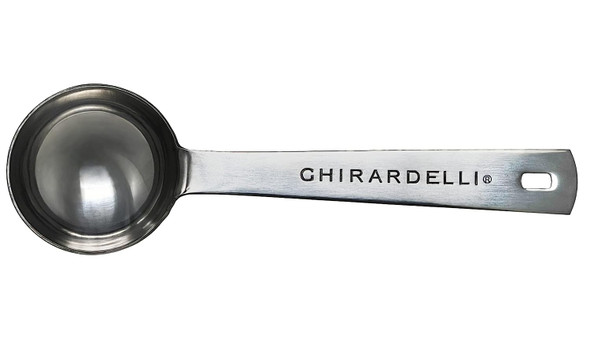Ghirardelli Dark Chocolate Wafers, 120 Count Per Lb, 5Lb Bag With Ghirardelli Stamped Barista Spoon