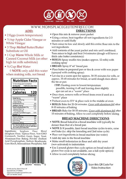 Gluten "I Can'T Believe It'S Not Wheat" Bread Mix Gluten "I Can'T Believe It'S Not Wheat" Bread Mix