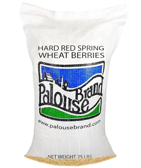 Hard Red Spring Wheat Berries 25 Lbs Meet The Farmers 100% Desiccant Sproutable Non-Gmo Project Verified Kosher Poly Bag