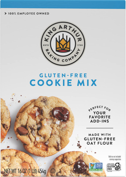 King Arthur Baking Company, Cookie Mix, Gluten- Oat Flour, 16 Oz, 1 Count