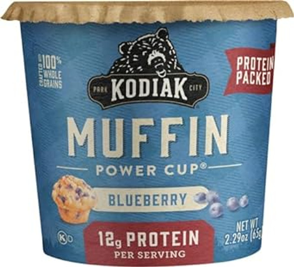 Kodiak Cakes Minute Muffins, Mountain Blueberry, 2.29 Ounce (Packaging May Vary) Kodiak Cakes Minute Muffins, Mountain Blueberry, 2.29 Ounce (Packaging May Vary)