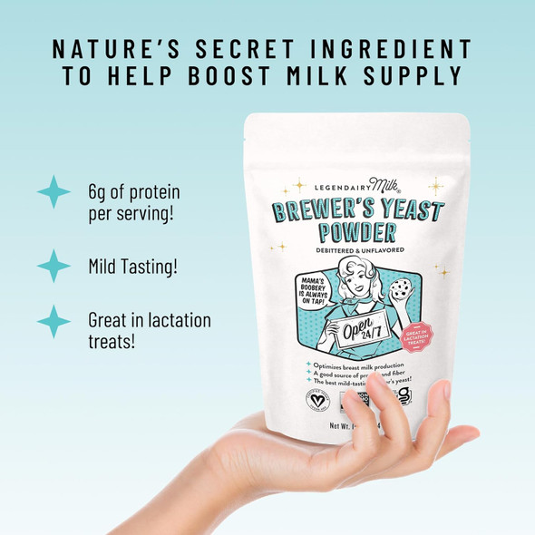 Legendairy Milk Brewer'S Yeast Powder For Lactation Cookies (16Oz) - Increase Breast Milk Supply - Debittered, Unflavored, Non-Gmo & Gluten Lactation Supplement For Breastfeeding Support Legendairy Milk Brewer'S Yeast Powder For Lactation Cookies (16Oz) - Increase Breast Milk Supply - Debittered, Unflavored, Non-Gmo & Gluten Lactation Supplement For Breastfeeding Support