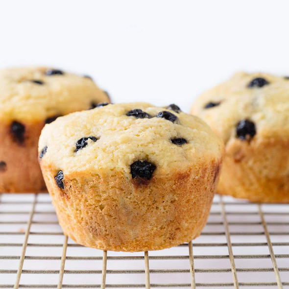 Miss Jones Baking Blueberry Muffin & Bread Mix, Whole Grains, 50% Lower Sugar, Real Blueberries, Naturally Sweetened Desserts & Treats, 10.577 Ounce (Pack Of 1)