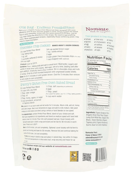 Namaste Foods Gluten Organic Perfect Flour Blend, 48 Oz
