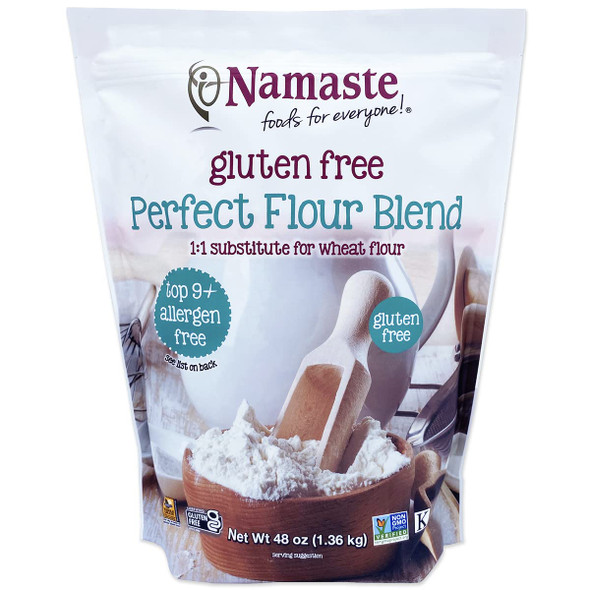 Namaste Foods Gluten Perfect Flour Blend, 48 Oz, Pack Of 6