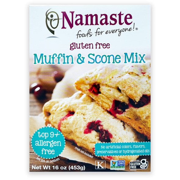 Namaste Foods, Gluten Muffin & Scone Mix, 16-Ounce Bags (Pack Of 6)