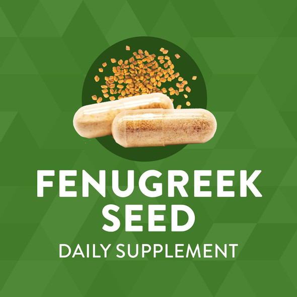 Nature'S Way Fenugreek Seed, Promotes Healthy Lactation, Non-Gmo Project Verified, Vegan, 320 Capsules