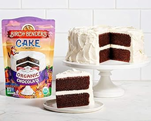 Organic Chocolate Cake Mix By Birch Benders, 3 Pack (15.2Oz Each)