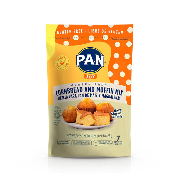 P.A.N Cornbread And Muffin Mix – Gluten Baking Mix 0.9 Lb. (Pack Of 1)