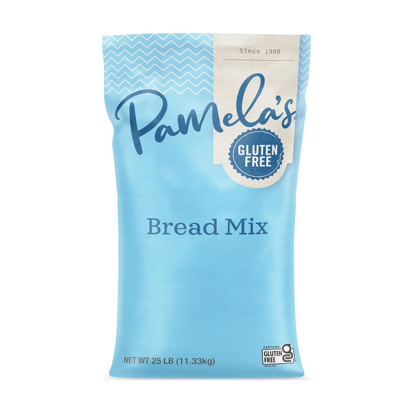 Pamela'S Gluten Bread Mix, Multi-Purpose, Dairy , Whole Grain, Foodservice Size, 25-Pound Bag (Pack Of 1) Pamela'S Gluten Bread Mix, Multi-Purpose, Dairy , Whole Grain, Foodservice Size, 25-Pound Bag (Pack Of 1)