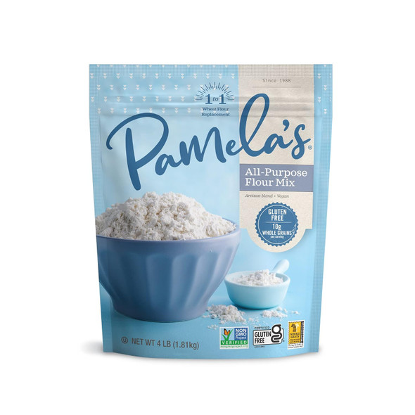 Pamela'S Products Gluten Artisan Flour Blend, 4 Pound (Pack Of 3)