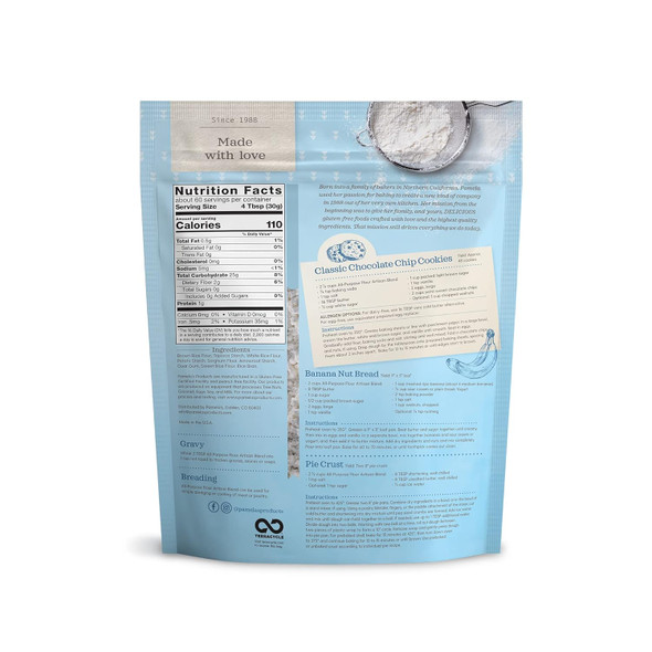 Pamela'S Products Gluten Artisan Flour Blend, 4 Pound (Pack Of 3)