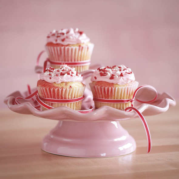 Pillsbury Funfetti Valentine'S Day Bundle, Cake Mix, Brownie Mix, Pink Vanilla Frosting & Valentine Sprinkles With By The Cup Valentine'S Stickers