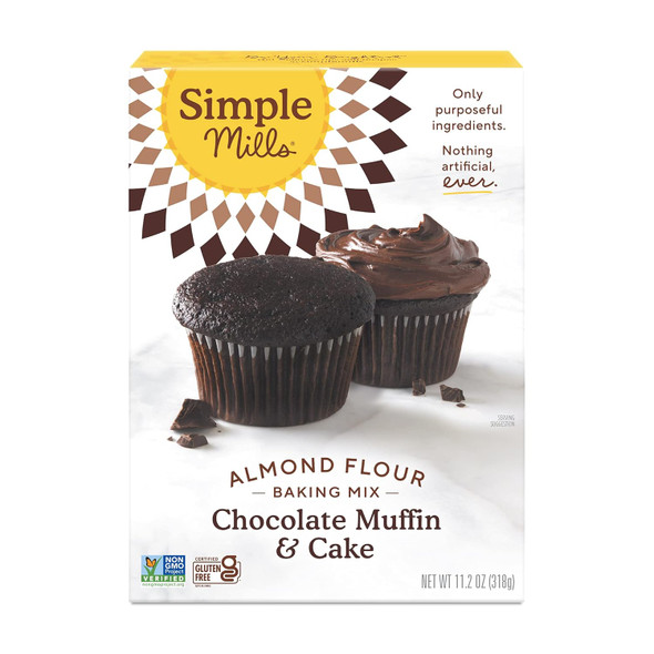 Simple Mills Almond Flour Baking Mix, Chocolate Muffin & Cake Mix - Gluten , Plant Based, Paleo Friendly, 11.2 Ounce (Pack Of 1) Simple Mills Almond Flour Baking Mix, Chocolate Muffin & Cake Mix - Gluten , Plant Based, Paleo Friendly, 11.2 Ounce (Pack Of 1)