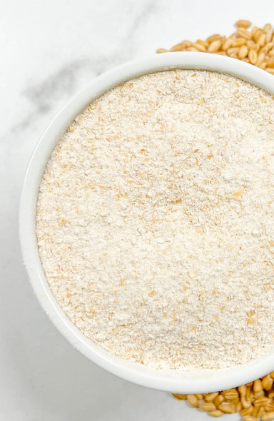 Soft White Whole Wheat Flour 3 Lbs All Purpose Flour Non-Gmo 100% Non-Irradiated Kosher Usa Grown Field Traced Resealable Kraft Bag