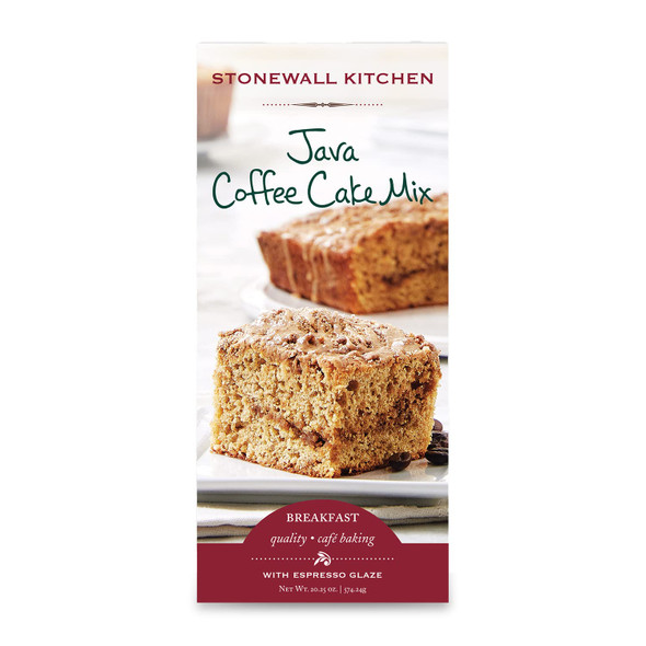 Stoall Kitchen Java Coffee Cake Mix With Espresso Glaze, 20.25 Oz