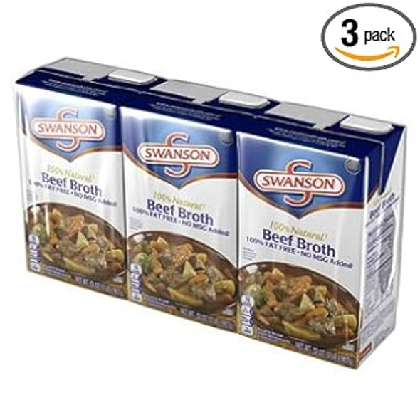 Swanson Beef Broth, 3 Pk./3 Swanson Beef Broth, 3 Pk./3