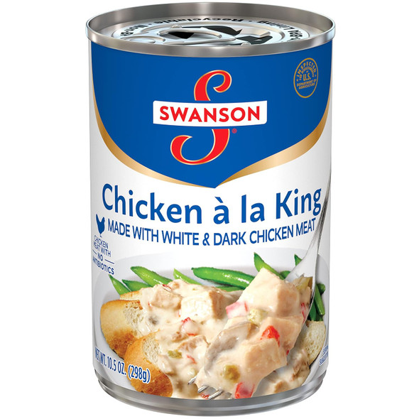 Swanson Chicken La King Made With White & Dark Chicken Meat, 10.5 (Pack Of 12 Can)