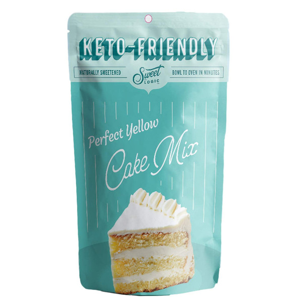 Sweet Logic Keto Baking Mix Delicious Keto Baked Goods With Just 1-2G Net Carbs Per Serving Gluten , Naturally Sweetened Low Carb, Diabetic Friendly (Yellow Cake)
