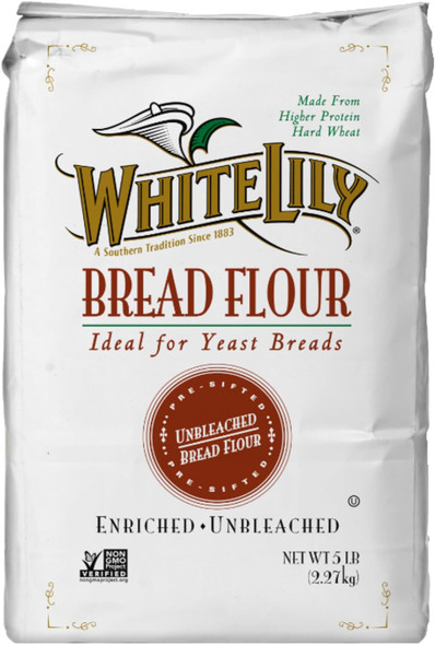 White Lily Bread Flour 5 Lb Bag (Pack Of 2) By The Cup Swivel Spoons