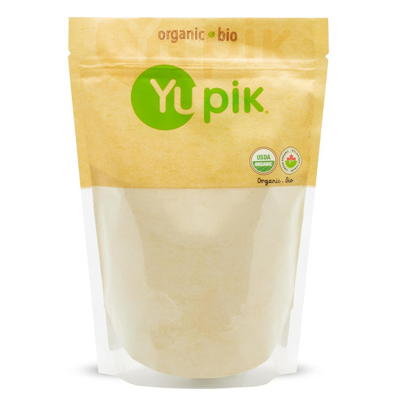 Yupik Organic Cauliflower Flour (Gluten-), 1.1 Lb, Vegan Cauliflower Powder, Low-Carb Flour, Keto-Friendly