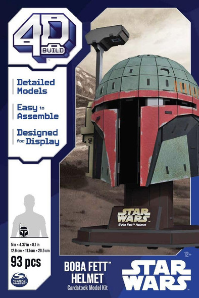 4D Build - Star Wars 3D Puzzle - 93 Piece Star Wars Model - Saga Inspired Boba Fett Helmet - Adult Puzzle - Collectible Construction Game - Adult Toy - Child Game 12+ 4D Build - Star Wars 3D Puzzle - 93 Piece Star Wars Model - Saga Inspired Boba Fett Helmet - Adult Puzzle - Collectible Construction Game - Adult Toy - Child Game 12+