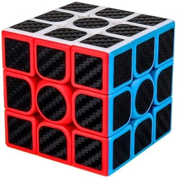 Ahyuan Professional Speed Magic Cube Carbon Fibre Stickers 3X3 Black Ahyuan Professional Speed Magic Cube Carbon Fibre Stickers 3X3 Black