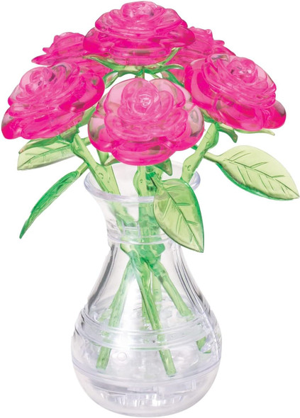 Bepuzzled Roses In Vase Original 3D Crystal Puzzle Ages 12 And Up Yellow Bepuzzled Roses In Vase Original 3D Crystal Puzzle Ages 12 And Up Yellow