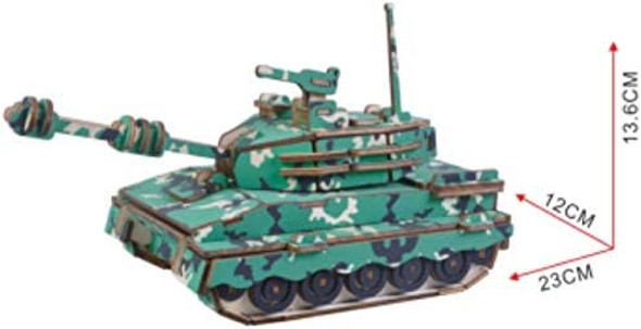 Bestpysankytank Model Kit - Wooden Laser-Cut 3D Puzzle (137 Pcs)