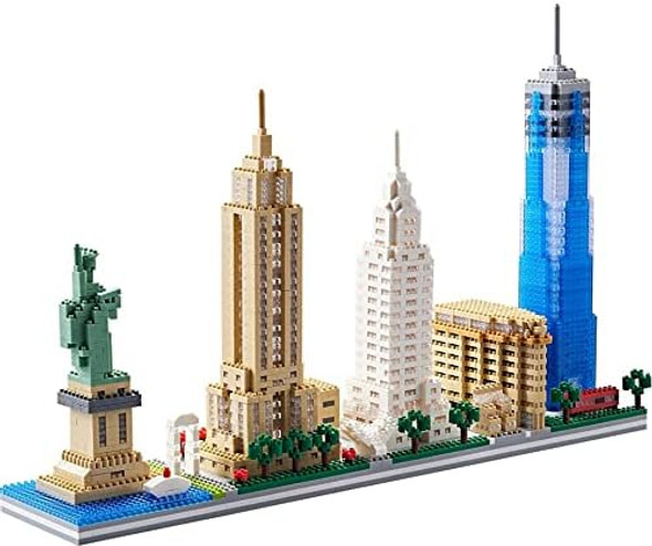 Bidiutoy Architecture York City York Skyline Model Kit With 3452 Pcs Micro Mini Blocks Collection Building Set Architectural Model Toys Great s For Kids And Adults
