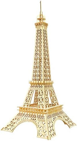 Bitopbi 3D Wooden Puzzles Laser Engraving Diy Safe Assembly Constructor Kit Toy For Teens And Adults World Famous Buildings Mechanical 3-D Models For Self-Assembly (Eiffel Tower) Bitopbi 3D Wooden Puzzles Laser Engraving Diy Safe Assembly Constructor Kit Toy For Teens And Adults World Famous Buildings Mechanical 3-D Models For Self-Assembly (Eiffel Tower)