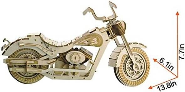 Bitopbi 3D Wooden Puzzles Laser Engraving Diy Safe Assembly Constructor Kit Toy For Teens And Adults (Motorcycle) Bitopbi 3D Wooden Puzzles Laser Engraving Diy Safe Assembly Constructor Kit Toy For Teens And Adults (Motorcycle)