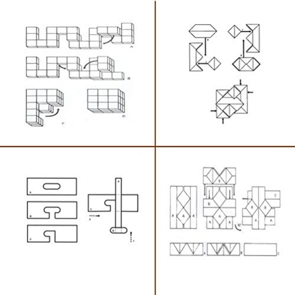 Buootooy Bamboo 3D Puzzle Metal Brain Teasers Puzzles Mind Game Toys Set For Teens And Adults Pack Of 12Pcs Buootooy Bamboo 3D Puzzle Metal Brain Teasers Puzzles Mind Game Toys Set For Teens And Adults Pack Of 12Pcs