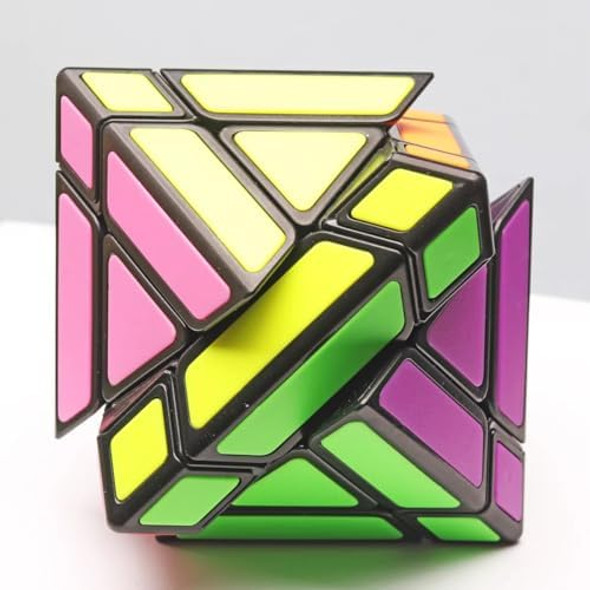 Cuberspeed 3X3 Octahedron Black Speed Cube Stickerless Magic Cube Different Shapes Cube With Titles Puzzle Cuberspeed 3X3 Octahedron Black Speed Cube Stickerless Magic Cube Different Shapes Cube With Titles Puzzle